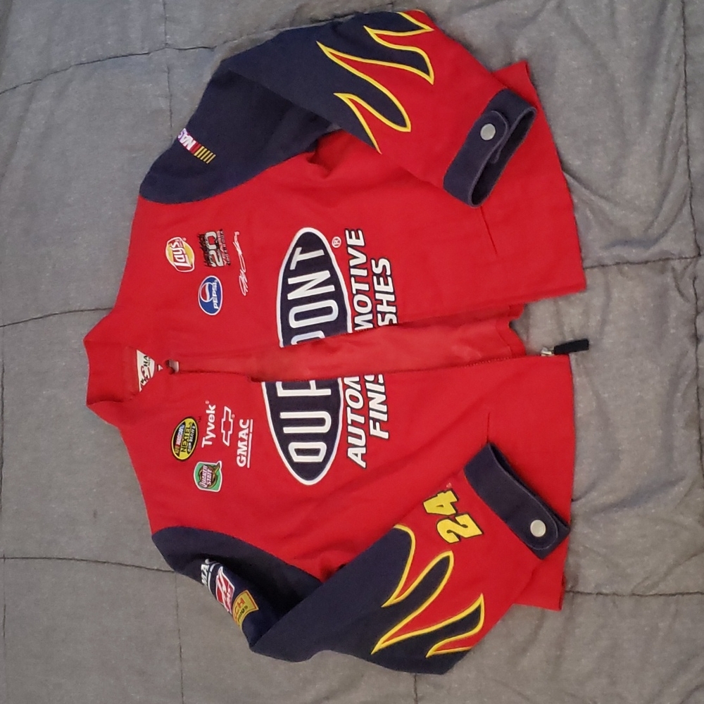 Dupont vintage flame racer jacket